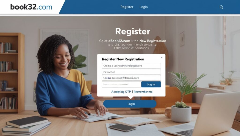 How Can I Register And Log In To Book32.Com?