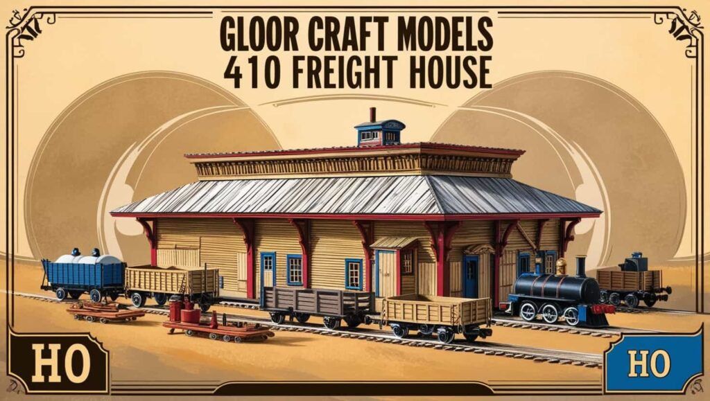 Features Of The Gloor Craft Models Kit 410 Freight House Ho Scale!