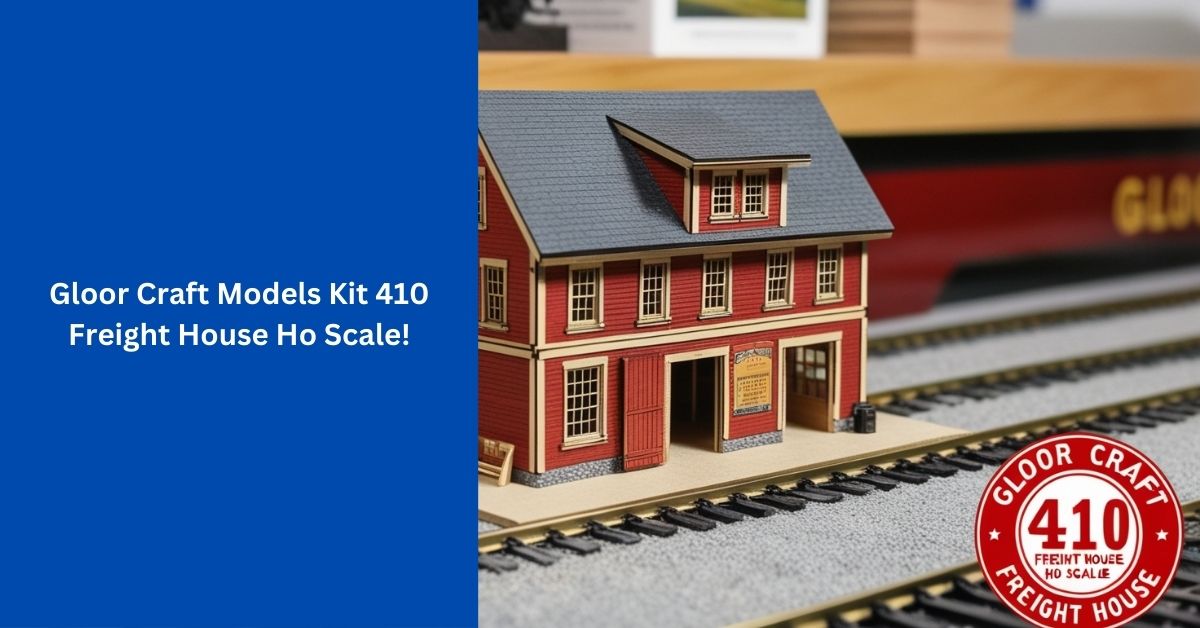 Gloor Craft Models Kit 410 Freight House Ho Scale