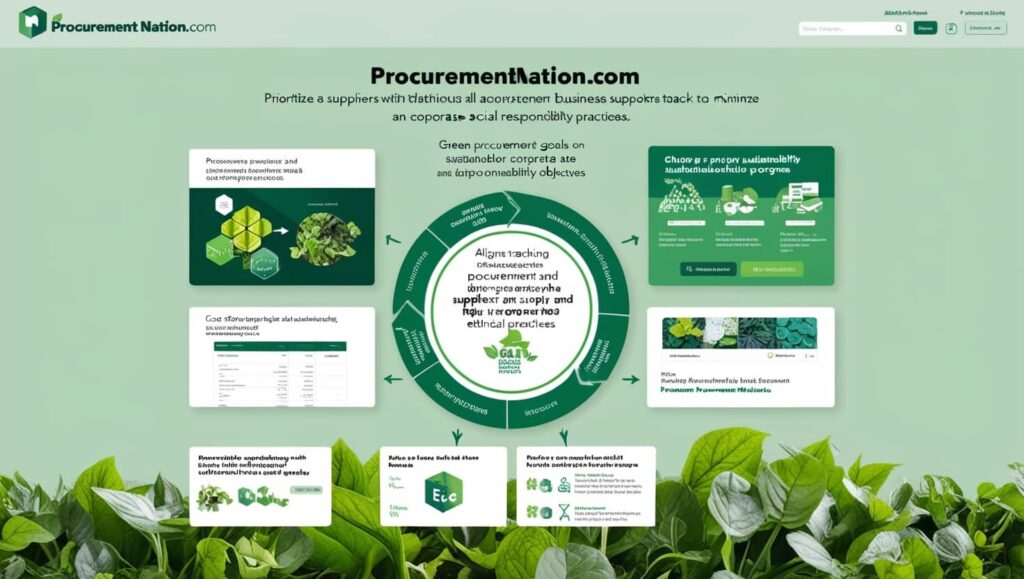 How Does procurement nation.com Support Sustainable Procurement?